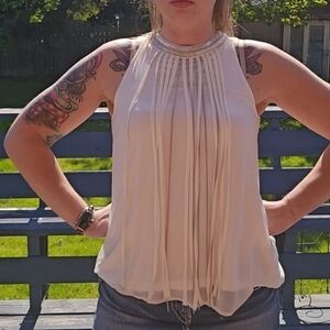 Kismet Cowgirl Fringe Boho Halter Top XS/S